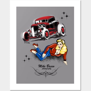 Pinup Girl tank top Posters and Art